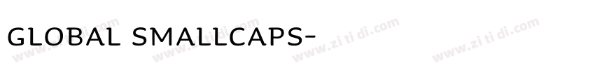 Global SmallCaps字体转换